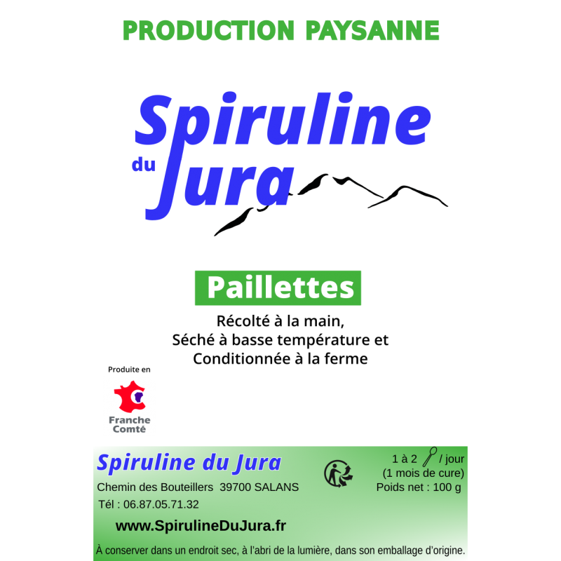 copy of Lot de 5 sachets Paillette Spiruline